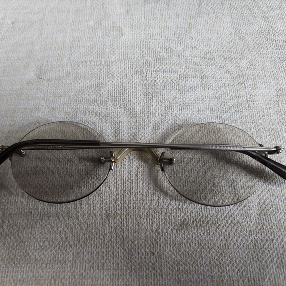 🚫SOLD🚫NWOT GIORGIO ARMANI rimless round unisex eyeglasses - Picture 3 of 7